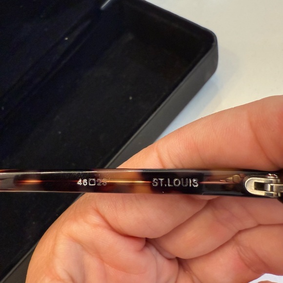 KREWE St Louis Sunglasses with Gold Frame and Pink Lenses - Picture 7 of 11